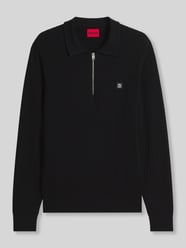 Regular Fit Poloshirt aus Viskose-Mix Modell 'Sastaron' von HUGO - 11