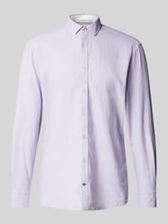 Slim fit vrijetijdsoverhemd met kentkraag van Colours & Sons - 39