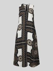 A-Linie Leinenkleid mit Allover-Muster von Marc O'Polo - 34