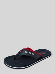 Japonki z wyściełanym paskiem od Tommy Hilfiger - 34