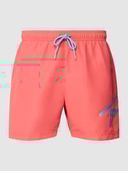 Badehose mit Label-Print von Tommy Jeans Rosa - 23