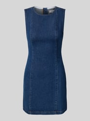 Denimjurk met ronde hals model 'LIV' van Topshop - 5