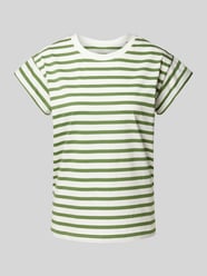 T-shirt w paski od Jake*s Casual Zielony - 7