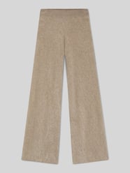 Oversized wijde broek van kasjmier, model 'FIBURA' van BOSS Beige - 10