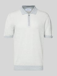 Regular Fit Poloshirt mit Reißverschluss von GRAN SASSO - 5