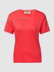 T-shirt met ronde hals, model 'AINA O-SS TEE' van MOS MOSH Rood - 24