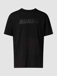 T-Shirt mit Logo-Print Modell 'ALGERNON' von Guess Activewear Schwarz - 33