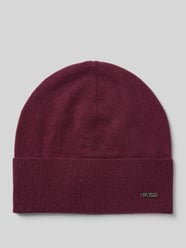 Beanie van een mix van scheerwol en kasjmier, model 'LARI' van BOSS Bordeaux - 10
