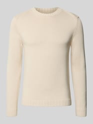 Pullover mit markanten Teilungsnähten von s.Oliver RED LABEL Beige - 31