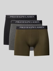 Trunks mit elastischem Label-Bund im 3er-Pack von Polo Ralph Lauren Underwear Grau - 34