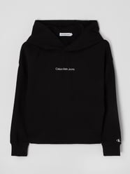 Hoodie met logo van Calvin Klein Jeans Grijs / zwart - 42