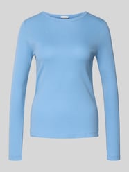 Bluzka z długim rękawem o kroju slim z czystej bawełny od s.Oliver RED LABEL - 5