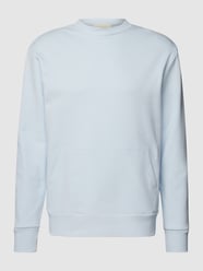 Sweatshirt mit Känguru-Tasche von Stylebop Blau - 13