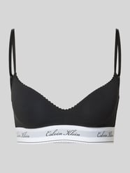 Bralette van mix van katoen en modal met modal-aandeel model 'SCRIPT Lightly Lined' van Calvin Klein Underwear - 12