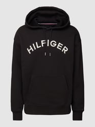 Hoodie mit Label-Stitching Modell 'ARCHED HOODY' von Tommy Hilfiger Schwarz - 29
