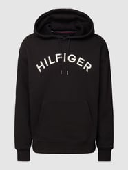 Hoodie mit Label-Stitching Modell 'ARCHED HOODY' von Tommy Hilfiger Schwarz - 25