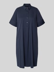 Knielanges Hemdblusenkleid mit Knopfleiste von Milano Italy - 6