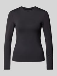 Longsleeve mit Rundhalsausschnitt Modell 'LEA' von Only Schwarz - 5