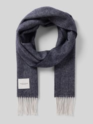 Sjaal van pure wol met labeldetail van Profuomo - 29