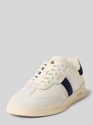 Leren sneakers met labeldetails, model 'Aera' van Polo Ralph Lauren - 40