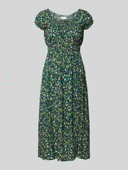 Midi-jurk met smokdetails van Apricot - 32