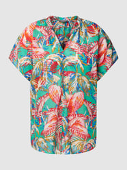 Blouse met all-over motief van Montego Groen - 46