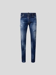 Slim Fit Jeans mit Brand-Detail von Dsquared2 Blau / Türkis - 31