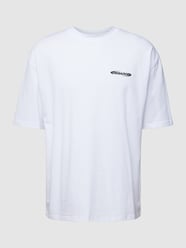 Oversized T-Shirt mit Label-Print Modell 'CRAIL' von Pegador Weiß - 15