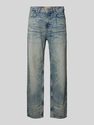 Baggy Fit Jeans mit Label-Patch von REVIEW Blau - 32