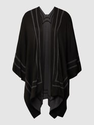 Schal mit Label-Applikation Modell 'RUANA' von Lauren Ralph Lauren Schwarz - 30