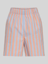 Straight Leg Shorts mit elastischem Bund von Tom Tailor Denim Orange - 2