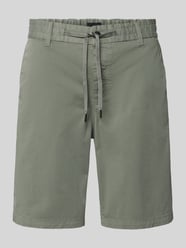 Szorty chino o kroju tapered z mieszanka bawełny od BOSS Orange - 47