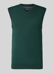 Strickshirt aus Merino-Mix mit V-Ausschnitt von Christian Berg Men - 16