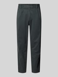 Tapered Fit Bundfaltenhose mit elastischem Bund von Tommy Jeans Grau - 12