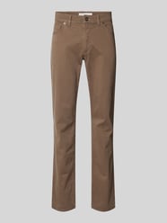 Spodnie z kieszeniami z tyłu model ‘CADIZ’ od Brax Zielony - 18