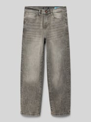 Straight Fit Jeans mit Logo-Patch Modell 'Garwell' von Cars Jeans - 10