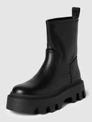 Boots mit Label-Details Modell 'FLORA SOCKBOOT' von Buffalo Schwarz - 39