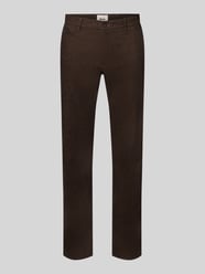 Smalle broek van katoenmix model 'Fabio' van Brax - 3