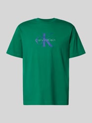 T-shirt met labelprint en ronde hals van Calvin Klein Jeans - 19