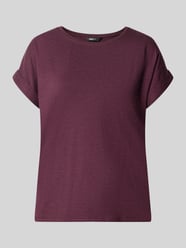 Regular Fit T-Shirt aus Viskose-Mix Modell 'MOSTER' von ONLY Bordeaux - 42