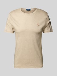T-Shirt mit Label-Stitching von Polo Ralph Lauren Beige - 29