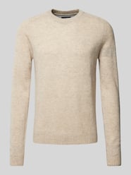 Wollpullover mit Label-Stitching von MCNEAL Beige - 39