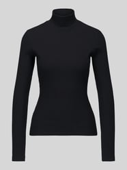 Bluzka z długim rękawem o kroju slim fit z mieszanka bawełny model 'Driza_4' od HUGO - 48