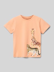 T-Shirt mit Motiv-Print Modell 'JASO' von Name It Orange - 7