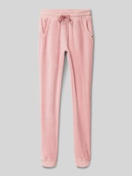 Regular Fit Sweatpants mit Motiv-Patch von Blue Seven Rosa - 3