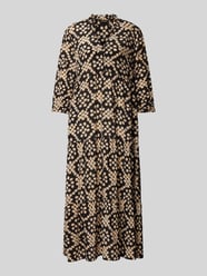 Maxi-jurk van viscose in laagjeslook van More & More - 1