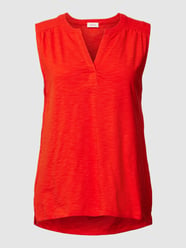 Top met bandjes en V-hals. van s.Oliver RED LABEL Oranje - 23