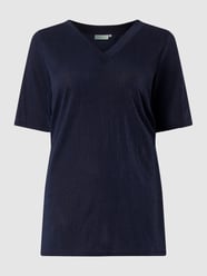 PLUS SIZE lang shirt met V-hals, model 'Venom' van ONLY CARMAKOMA Geel - 37