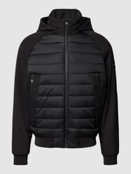 Steppjacke mit Kapuze Modell 'ESSENTIAL MIX MEDIA' von CK Calvin Klein Schwarz - 9