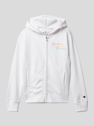 Sweatjacke mit Label-Print von CHAMPION Weiß - 33